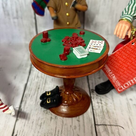 Clothique Possible Dreams NorthPole Hole 'Em Poker Card Santa Elf Reindeer 2005 - Picture 3 of 11